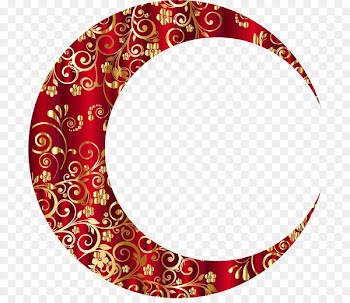 Moon Lunar phase Flower Art Clip art - gold floral 