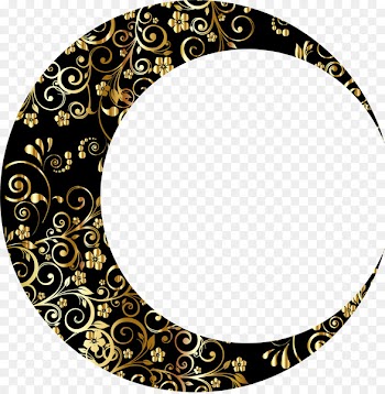 Moon Lunar phase Gold Clip art - moon phase 