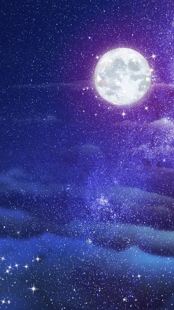 Moon mobile wallpaper, dreamy astronomical | Free Photo - rawpixel