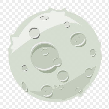 Moon planet png sticker, galaxy | Free PNG - rawpixel