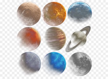 Moon Planet Universe - Nine planets 