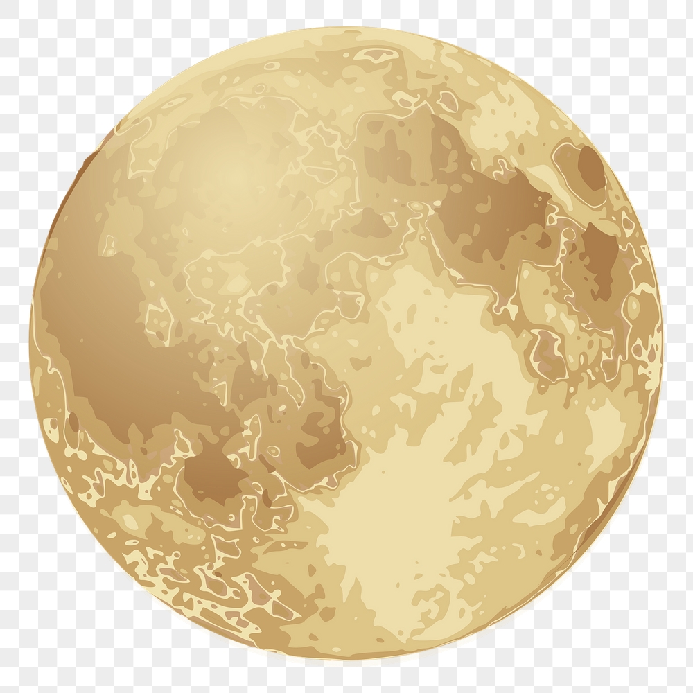Moon png sticker, astronomy illustration, | Free PNG - rawpixel
