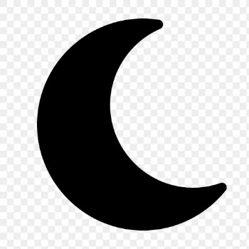 Moon png web UI icon do not disturb mode | Free stock illustration | High Resolution graphic