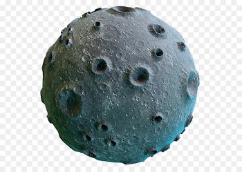 Moon rock Impact crater Planet Illustration - Moon planet decoration pattern 