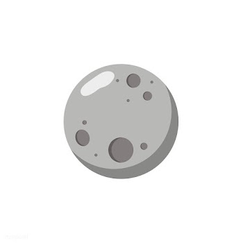 Moon solar system graphic | Free stock vector - 250114