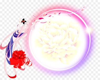 Mooncake Change Cartoon Mid-Autumn Festival u5ae6u5a25u5954u6708 - Cartoon moon Chang E 