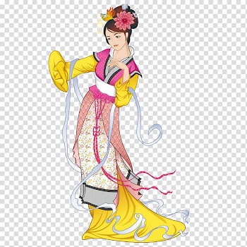 Mooncake Change Mid-Autumn Festival, Beautiful fairy transparent background PNG clipart