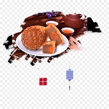 Mooncake Chocolate Dim sum Mid-Autumn Festival Poster - Mid-Autumn moon cake 
