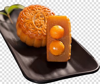 Mooncake Dim sum Mid-Autumn Festival Lotus seed paste Food, moon cake transparent background PNG clipart