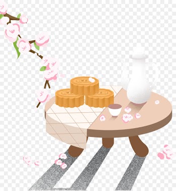 Mooncake Mid-Autumn Festival Cartoon u0e01u0e32u0e23u0e4cu0e15u0e39u0e19u0e0du0e35u0e48u0e1bu0e38u0e48u0e19 - Hand-painted Mid Autumn Festival moon cake 