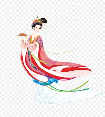 Mooncake Mid-Autumn Festival Chang'e Hou Yi 嫦娥奔月 - chinese moon 