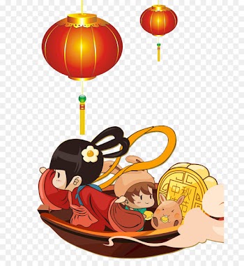 Mooncake Mid-Autumn Festival Change Moon rabbit Cartoon - Mid autumn dress up 
