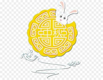Mooncake Mid-Autumn Festival Eating Rabbit - Mid-Autumn Festival to eat moon cake rabbit 