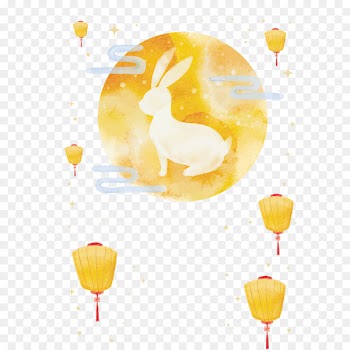 Mooncake Mid-Autumn Festival Moon rabbit - Mid Autumn Festival material 