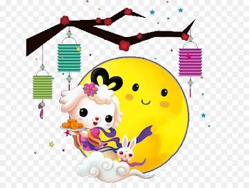 Mooncake Mid-Autumn Festival National Day of the Peoples Republic of China Traditional Chinese holidays Poster - Mid Rabbit 