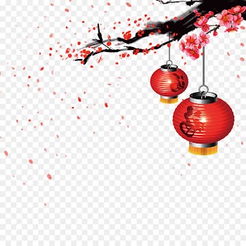 Mooncake Mid-Autumn Festival Poster Banner - Plum lantern 