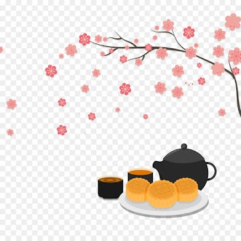 Mooncake Mid-Autumn Festival Poster Teapot - Mid Autumn Festival posters items 