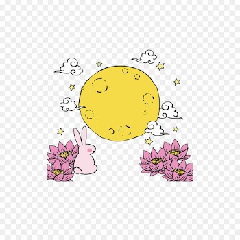Mooncake Moon rabbit Mid-Autumn Festival - Mid Autumn Festival Bunny 