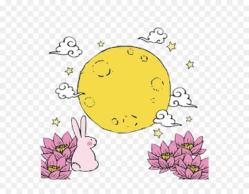 Mooncake Moon rabbit Mid-Autumn Festival - Mid autumn festival decoration 