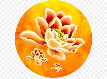 Mooncake Packaging and labeling Mid-Autumn Festival Box - lotus distinctive chinese design elements 