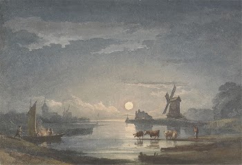 Moonlight on the River near Bruges | Free Photo - rawpixel