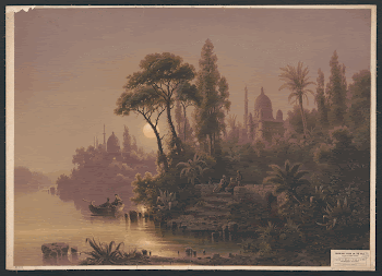 Moonlight scene on the Nile | Free Photo - rawpixel