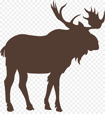 Moose Vector graphics Royalty-free Stock photography Illustration - silhouette 
