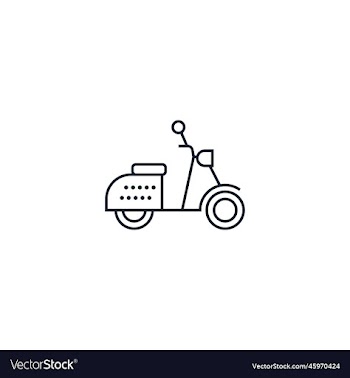 moped creative icon from travel icons collection