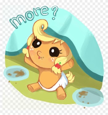 More Apple Fritter By Chibi-c - Baby Applejack More Apple Fritter