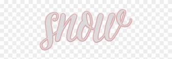 More Free Exciting Word Png Images - Snow Pink Word