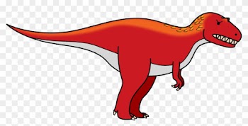 More From My Site - Red Dinosaur Clipart