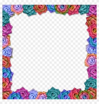 More Like Border - Flower Design Boarder Roses Hd