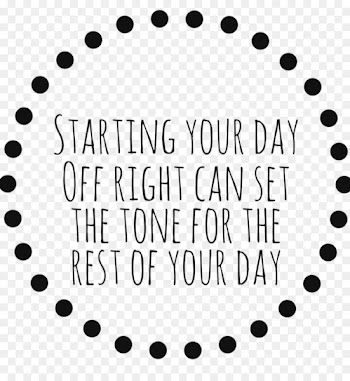 Morning 0 Tone Font Pattern - morning routine chart 