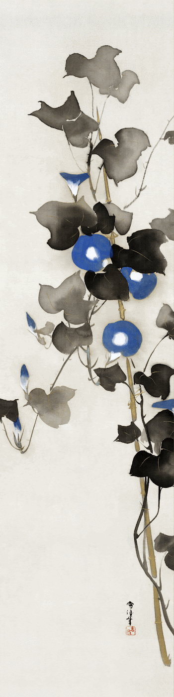 Morning glories (1920s-1930s) vintage Japanese | Free Photo Illustration - rawpixel