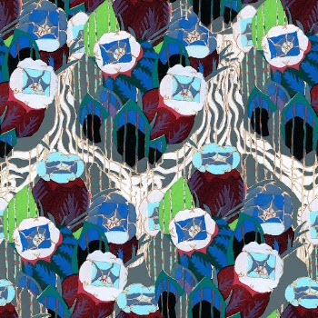 Morning glory flower pattern background, | Free Photo - rawpixel