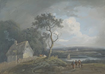 Morning - River Scene with Figures | Free Photo - rawpixel
