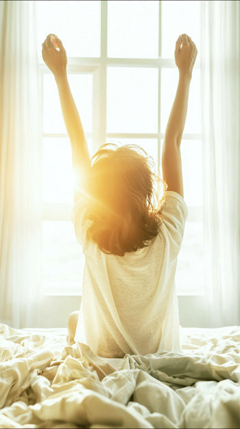 Morning Serenity: A Relaxed Wake-Up Pose