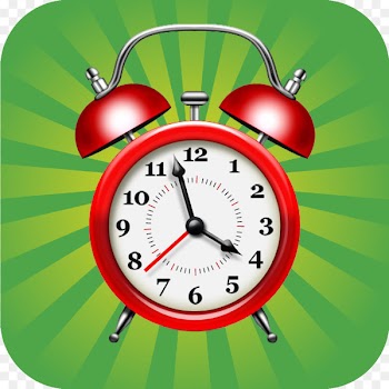 Morning SMS Love Message - hand-painted alarm clock 