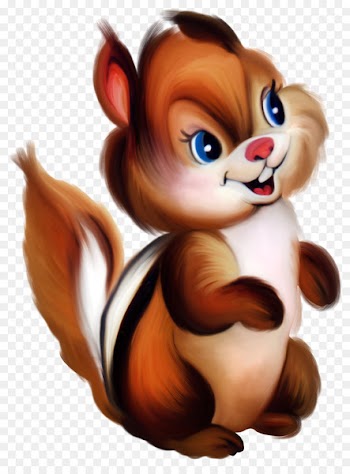 Morning Tuesday Greeting Names of the days of the week - squirrel 