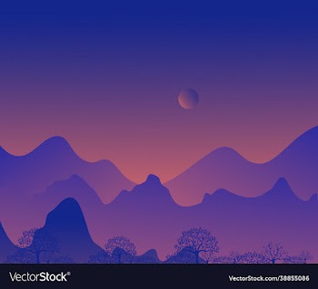 morning twilight silhouette
