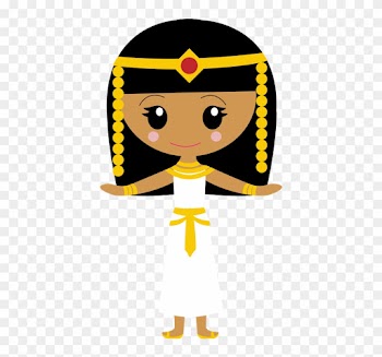 Moroccan - Egyptian Slave Girl Clipart