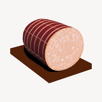 Mortadella bologna clipart, food illustration | Free Vector - rawpixel