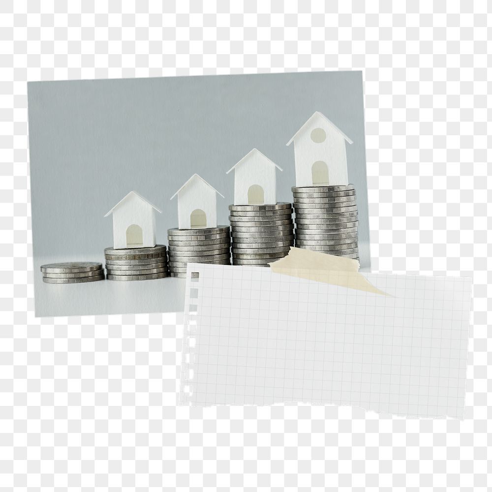 Mortgage savings png paper collage, | Free PNG - rawpixel