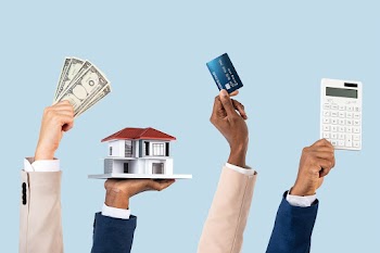 Mortgages loan finance real estate concept | Free stock illustration | High Resolution graphic