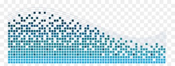 Mosaic Blue Technology - Blue mosaic sense of technology 