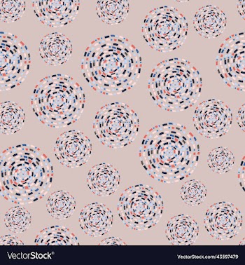 mosaic circle pattern pink background