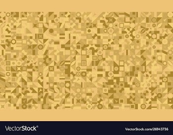 Mosaic pattern background - chaotic abstract vector image