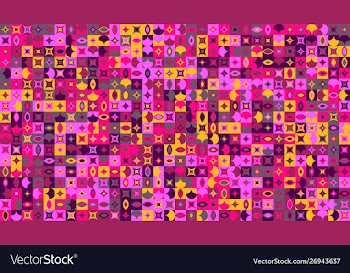 Mosaic pattern background - colorful abstract vector image