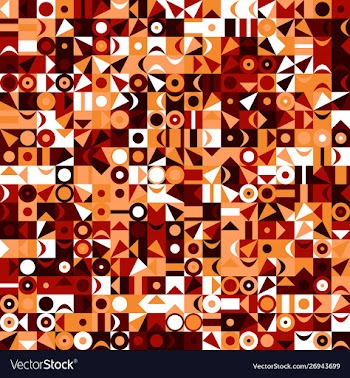 Mosaic pattern background - colorful abstract vector image