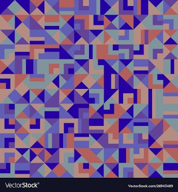 Mosaic pattern background design - abstract vector image